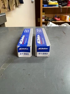 TWO AC DELCO SPARK PLUGS 41-990 - Picture 1 of 2