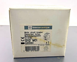 NUEVO PROTECTOR DISYUNTOR ARRANQUE MOTOR TELEMECANIQUE GV2-M01 0.1-0.16A - Imagen 1 de 4