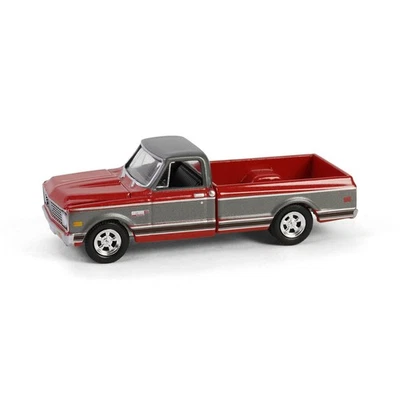 Greenlight 1/64 1972 Chevy Cheyenne C10 Piccolo Letto Red Hobby Esclusivo 30547 - Immagine 1 di 4