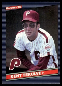 1986 Donruss Kent Tekulve Philadelphia Phillies #111 - Picture 1 of 2