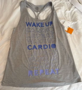 Women’s Gray champion racer back Cardio Work Out tank top size Medium NWT - Picture 1 of 4