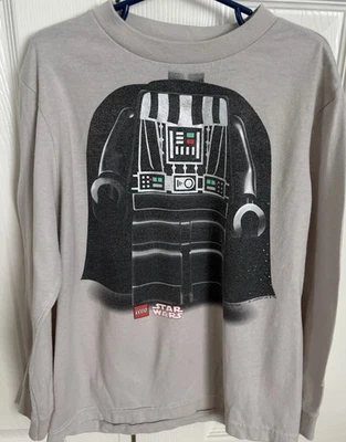 LEGO Star Wars Collectabilitees Darth Vader Kids L/S T Shirt Size S (7-9) EUC - Image 1 of 4