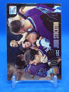 1997-98 Topps Inside Stuff Top 10 John Stockton #IS3 HOF - Picture 1 of 2