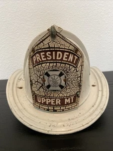Casco de aluminio de bombero voluntario de colección Cairns&Brother President Upper MT NY - Imagen 1 de 21