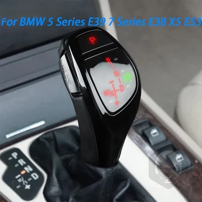 Pomo de cambio de marchas LED para BMW Serie 5 E39 1997-2002 Serie 7 E38 1995-2001 X5 E53  Foto 1 de 4