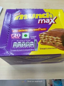 Nestlé Munch Max Cialda croccante rivestita di cioccolato (24 unità, 38,5 g ciascuna) f/s - Foto 1 di 11