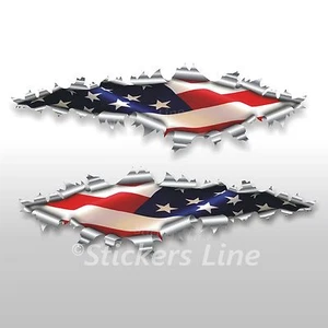 Adesivi bandiera AMERICANA American flag stickers cm125 - Imagen 1 de 1