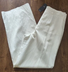 M&S Satin High Rise Wide Leg Trousers UK 16 & 20 - Picture 1 of 3