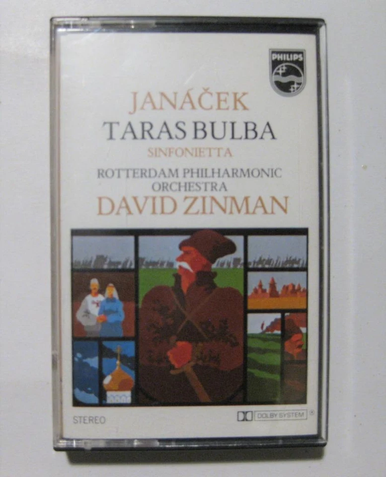Janacek Sinfonietta Taras Bulba David Zinman Cassette Tape Holland Imp CrO2 1980 - Image 1 of 1