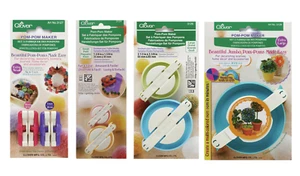 Clover Pom Pom Makers - Full Range of Sizes Available! - Picture 1 of 3