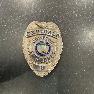 Compton Fire Dept Explorer Badge - Picture 1 of 3