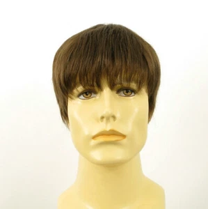 Short Wig For Men Natural Hair dark Blond Ref STEVE 8 - Imagen 1 de 8