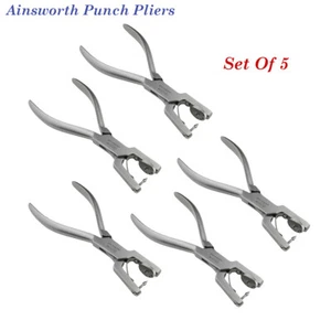 Rubber Dam instruments Ainsworth Punch Hole Forceps Pliers Dental Endodontics CE - Picture 1 of 6
