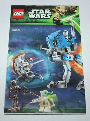 Notice Lego Star Wars 75002 AT-RT Manuel d’instruction montage  - Photo 1/3