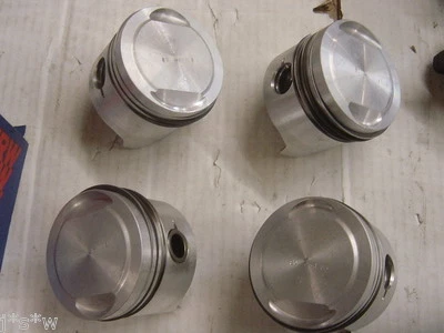 FIAT 132 1592CC PISTONES Y ANILLOS 1973 1974 DOMO CABEZA JUEGO DE 4 Foto 1 de 4