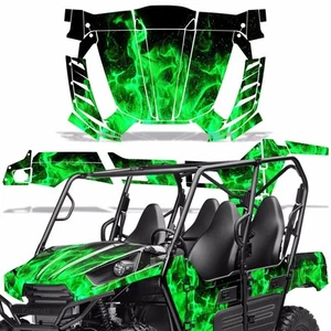 Kit de gráficos para calcomanías de pegatinas Kawasaki Teryx4 800 UTV 2012-2015 VERDE HIELO - Imagen 1 de 3