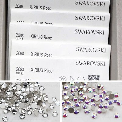Swarovski (144pcs) FlatBack Crystal Nails Decoration Rhinestone #2058/2088 - Image 1 of 4