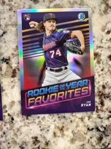 2022 BOWMAN CHROME ROY FAVORITES CARD MINNESOTA TWINS JOE RYAN #ROYF-13 - Picture 1 of 1
