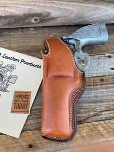 Alfonso's Plain Brown Suede Lined Holster for 4" S&W N Frame Mod. 29 Revolver L - Picture 1 of 4