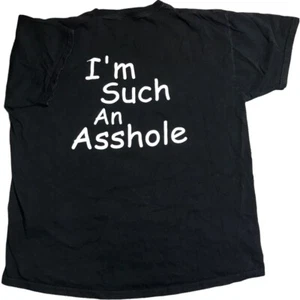 T-Shirt Sturgis Black Hills Rally Tattoo Cellar schwarz Large I’m Such An A$$hole - Bild 1 von 5