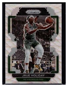2021-22 Panini Prizm Silver Wave Prizm #8 Jrue Holiday Card (Qty) - Picture 1 of 2