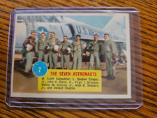 1963 Topps Astronauts 3D No.7 - The Seven Astronauts -  See Pics for Cond - RARE