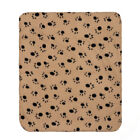 Ręcznik kąpielowy z mikrofibry dla zwierząt domowych do super chłonnego suszenia psów (beżowy z czarnymi łapami)
