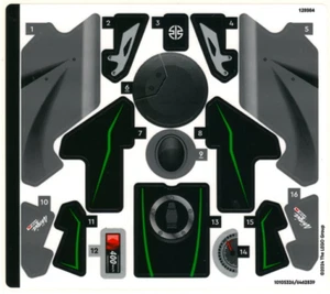 LEGO STICKER SHEET ONLY 42170 KAWASAKI NINJA H2R MOTORCYCLE from set New - Picture 1 of 1