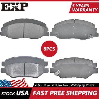 Pastillas de freno delanteras y traseras de cerámica para Cadillac CTS 2008-2010 2011 2012 2013 2014 Foto 1 de 4