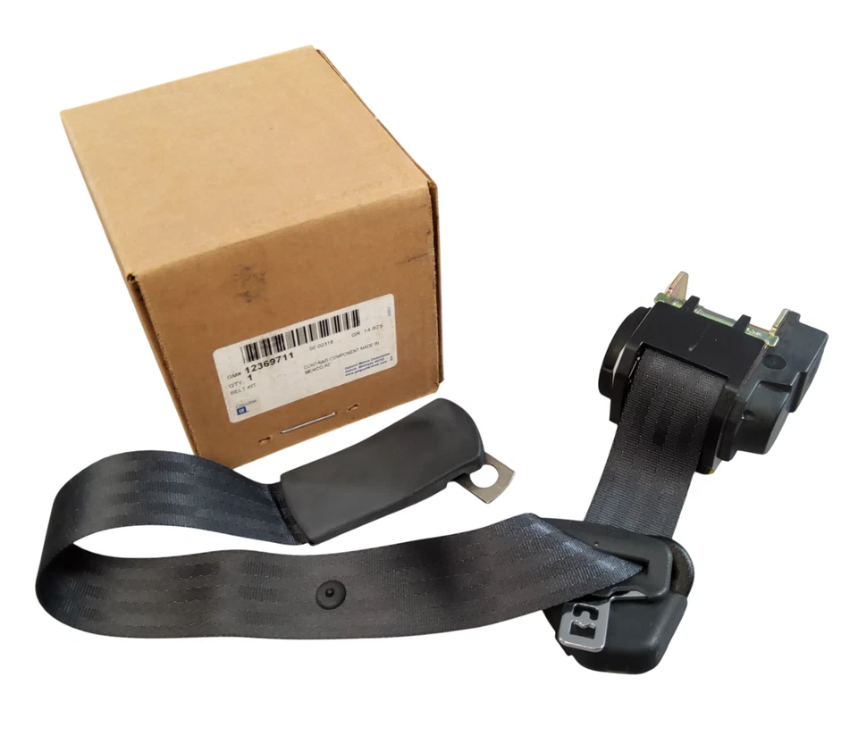 New Genuine GM Front Driver Graphite Seat Belt Retractor For 97-99 Monte Carlo Foto 1 de 4