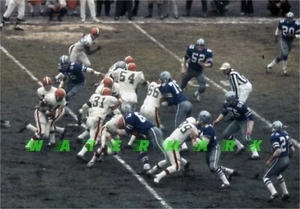 Browns vs. Cowboys 1968 Divisional Playoff Print from 35mm negative (4 sizes) 2 - Picture 1 of 1