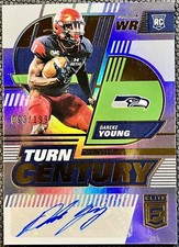 2022 Donruss Elite Turn Of The Century Auto /199 DAREKE YOUNG Rookie #TC-66 NFL