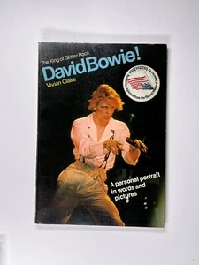 David Bowie The King Of Glitter Rock By Vivian Claire Original Photos Book 1977 - Picture 1 of 13