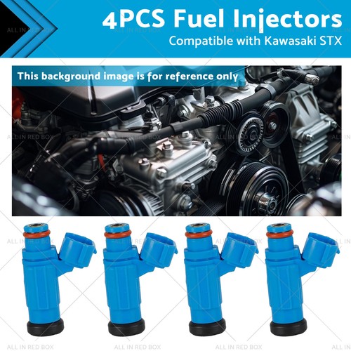 4PCS Fuel Injectors Suitable for Kawasaki JET SKI STX12F STX 160 Ultra
