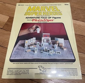 Marvel Super Heroes Adventure Fold-Up Figures Pit of the Viper MH AC4 SW Sealed - Picture 1 of 2
