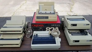 Okidata MICROLINE 320 [one] | ML192+ [three] | ML82A [four] - Lot of 9 printers - Picture 1 of 1
