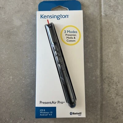 Presentador Kensington PresentAir Pro Bluetooth 4.0 LE negro + láser K72448US Foto 1 de 3