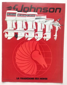 Catalogo Johnson La Tradizione Sea Horse Motomar Motori Per Barca (P1) - Picture 1 of 4