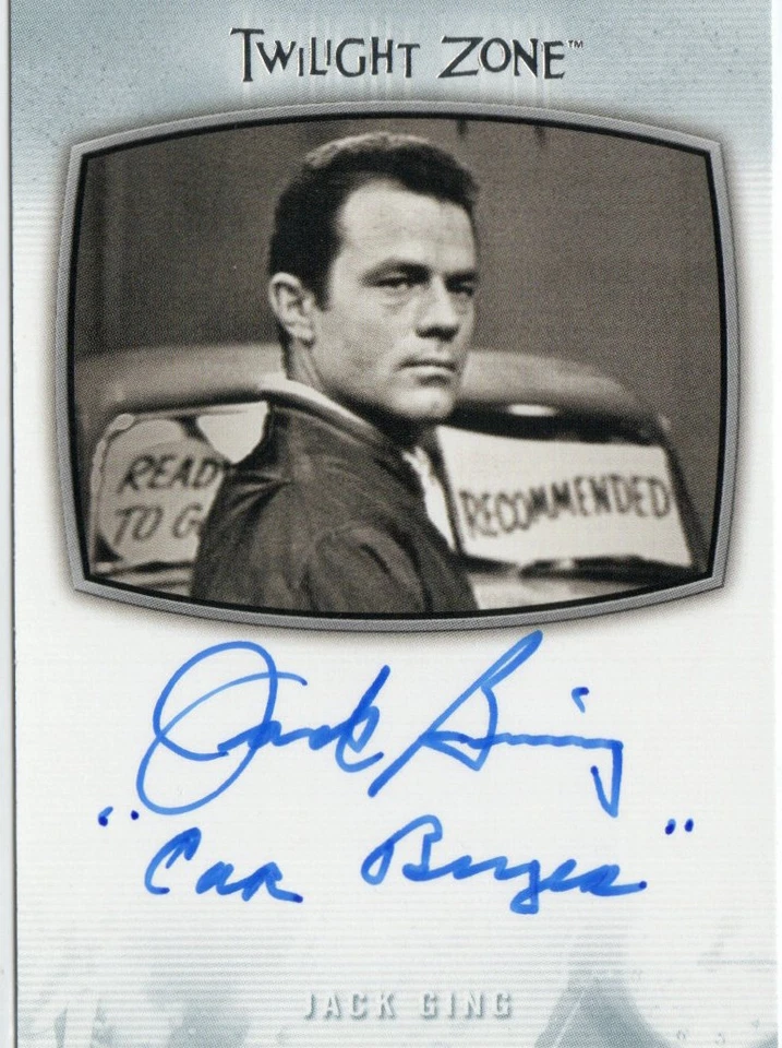 Twilight Zone Archives 2020 Auto Inscription AI-35 Jack Ging as Car Buyer - Image 1 of 1