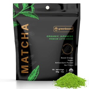 Te verde molido Japones Matcha USDA organico Calidad Premium Latte 30g / 1oz  - Picture 1 of 5