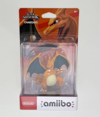 ¡NUEVO! Charizard (Figura Amiibo) Serie Super Smash Bros. -Nunca Abierto- Foto 1 de 4