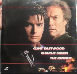 The Rookie NICE Clint Eastwood Charlie Sheen letterbox Laserdisc 1991 2 discs - Picture 1 of 8