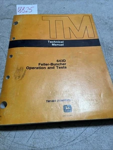 John Deere 643D Feller Buncher Operation and Tests Manual TM1481 - Picture 1 of 8