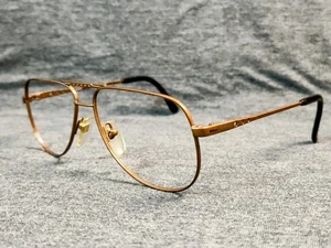 Vintage Nikon EB603 Aviator Eyeglass Frames Golden-Copper Japan NO LENSES - Picture 1 of 15