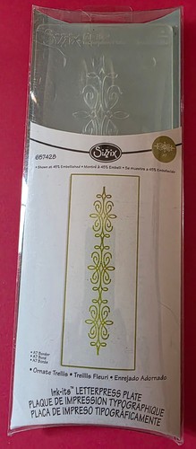 Sizzix Ink-Its Letterpress Plate 657428 | eBay