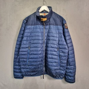 Parajumpers Jacket Day Tripper Mens XL Blue Quilted Down Filled Coat - Picture 1 of 14