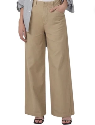 Citizens of Humanity Paloma Utility Trouser Khaki Wide Leg Boho  $248 Sz 27 - Image 1 of 4