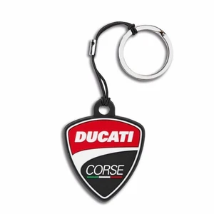 Portachiavi in Gomma Originale Ducati DC Shield 987704443 - Picture 1 of 1