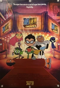 TEEN TITANS GO! TO THE MOVIES Original One Sheet Movie Poster - 2018 - Picture 1 of 5
