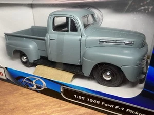 Maisto 1:25 Special Edition Die Cast 1948 Ford F-1 Pickup Truck Grey - Picture 1 of 6